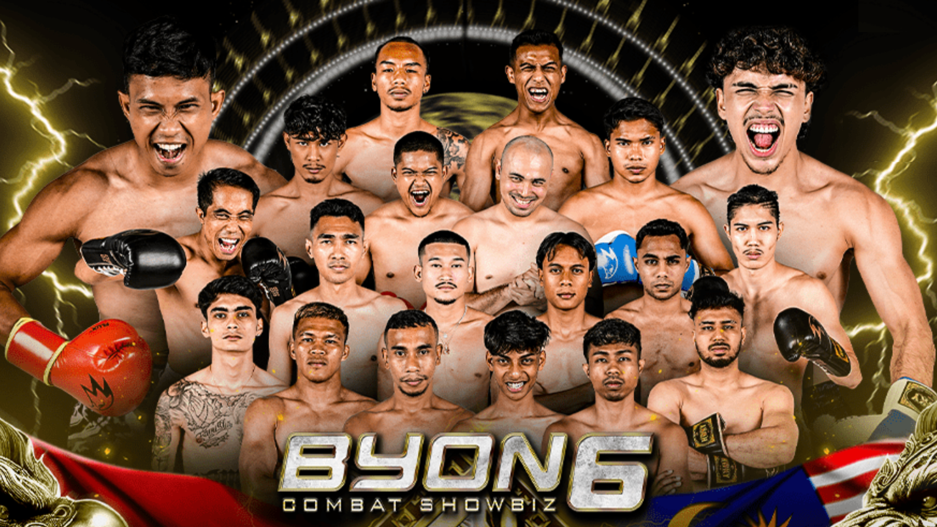 Byon Combat Showbiz 6, Indo vs Malay yang Siap Guncang Asia