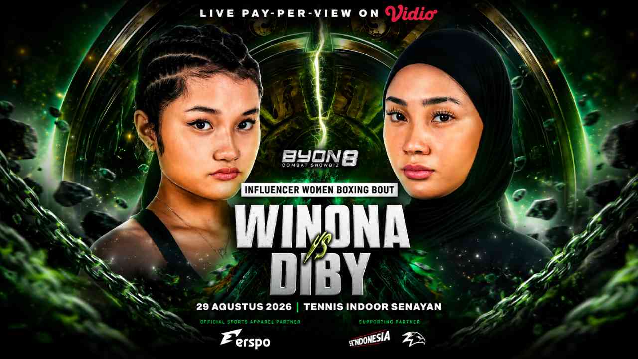 Winona Tampil Dominan, Tundukkan Diby dalam Duel Panas BYON Combat 8